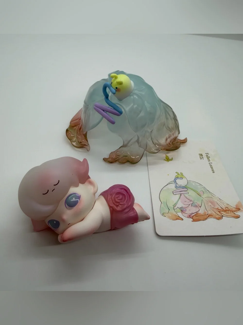 Pop Mart Dimoo Shapes In Nature Series Confirmed Fallen Leaves Vintl Figure